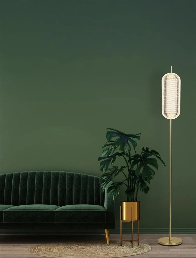 Lampadar, Lampa de podea LED stil modern Capsule