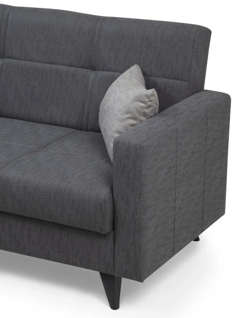 Canapea extensibilă Polya Dark Grey