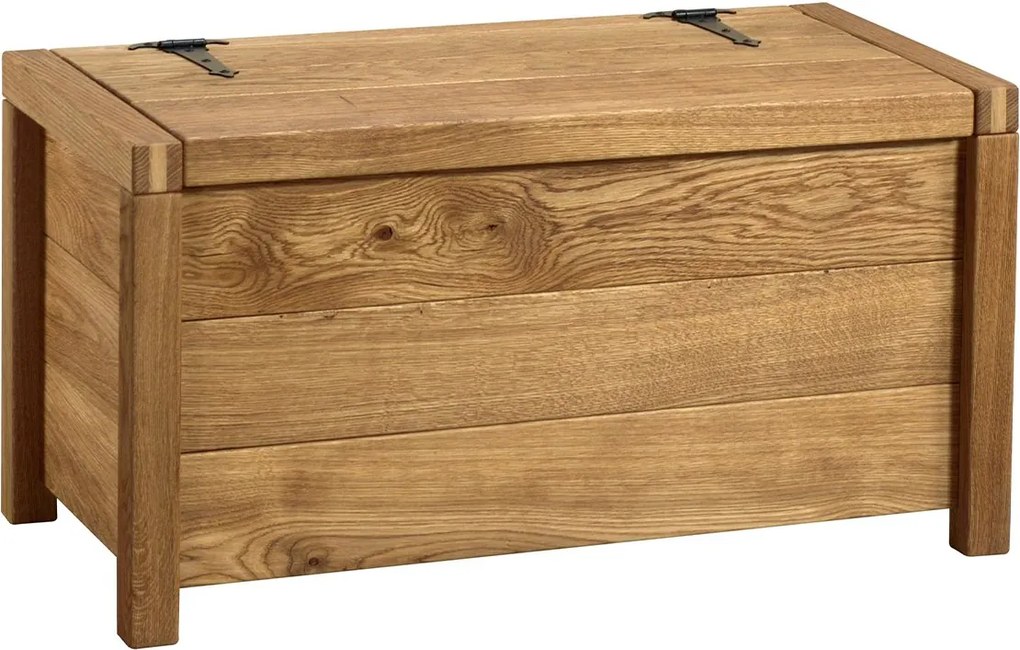 Ladă lemn masiv de depozitare Malina - 85 × 45 × 45 cm, Nu