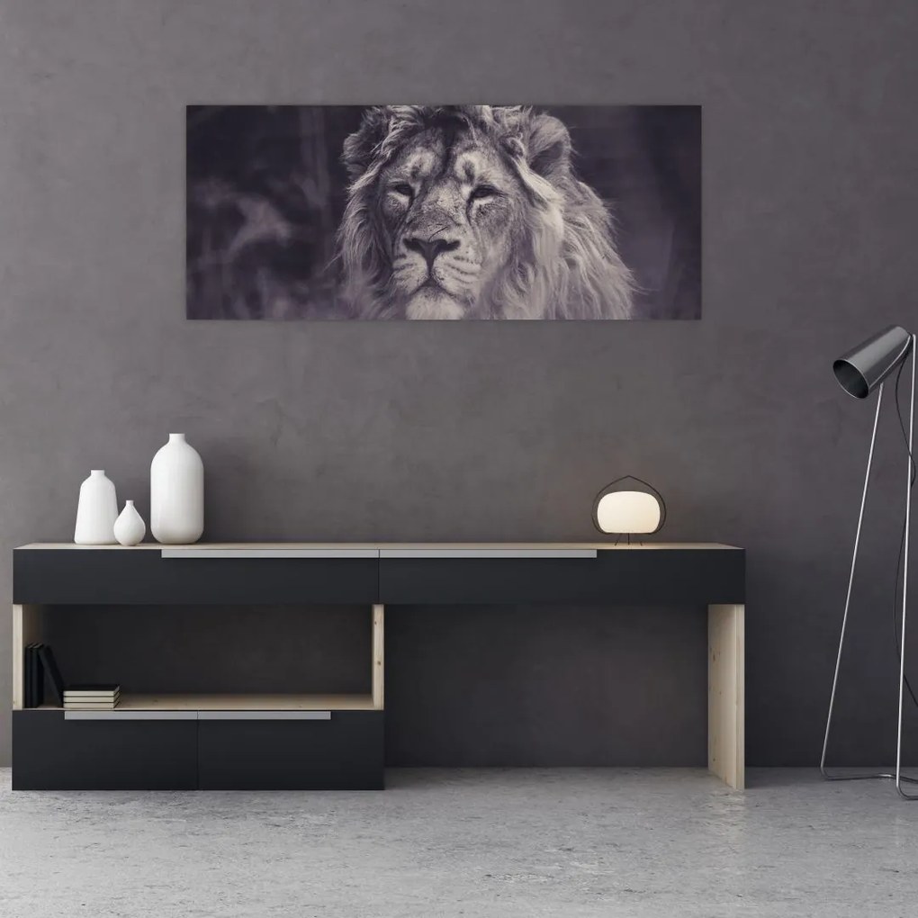 Tablou cu leu (120x50 cm)