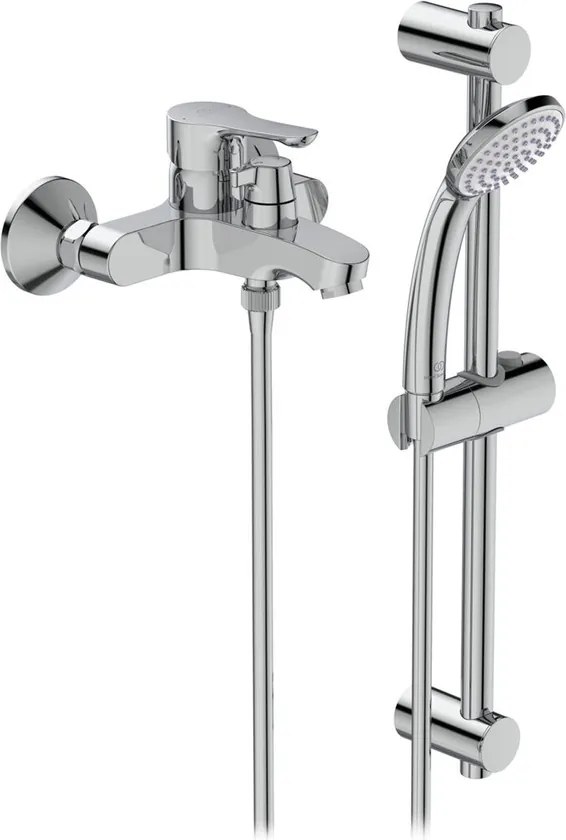 Baterie cada - dus Ideal Standard Alpha crom monocomanda cu set de dus