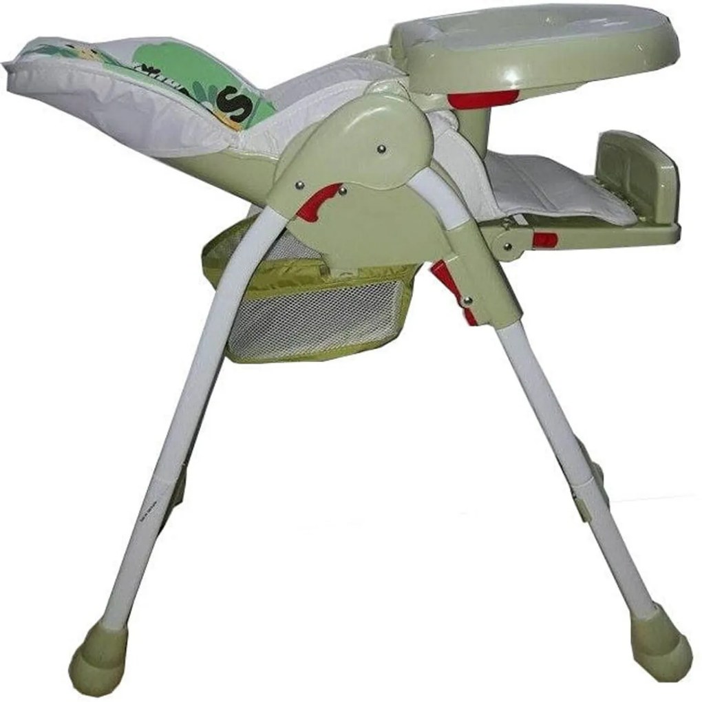 Scaun de masa pentru copii si bebe Baby Care™ reglabil in 3 trepte,pliabil, centura de siguranta, sezut comfortabil, masuta detasabila, functie