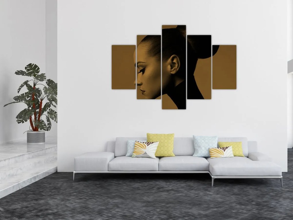 Tablou - Femeie în profil (150x105 cm)