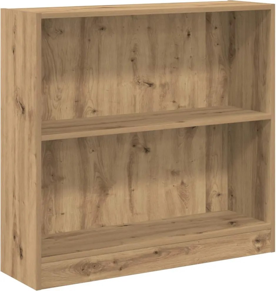 vidaXL Bibliotecă, stejar artizanal, 80x24x76 cm, lemn prelucrat