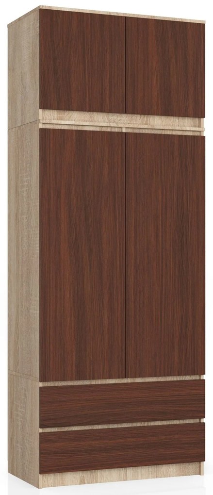 Suprastructură pentru dulap Sashka (Stejar sonoma + wenge). 1069950