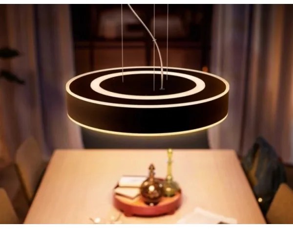 Lustră LED pe cablu dimabilă Hue LED/33,5W/230V 2200-6500K neagră Philips