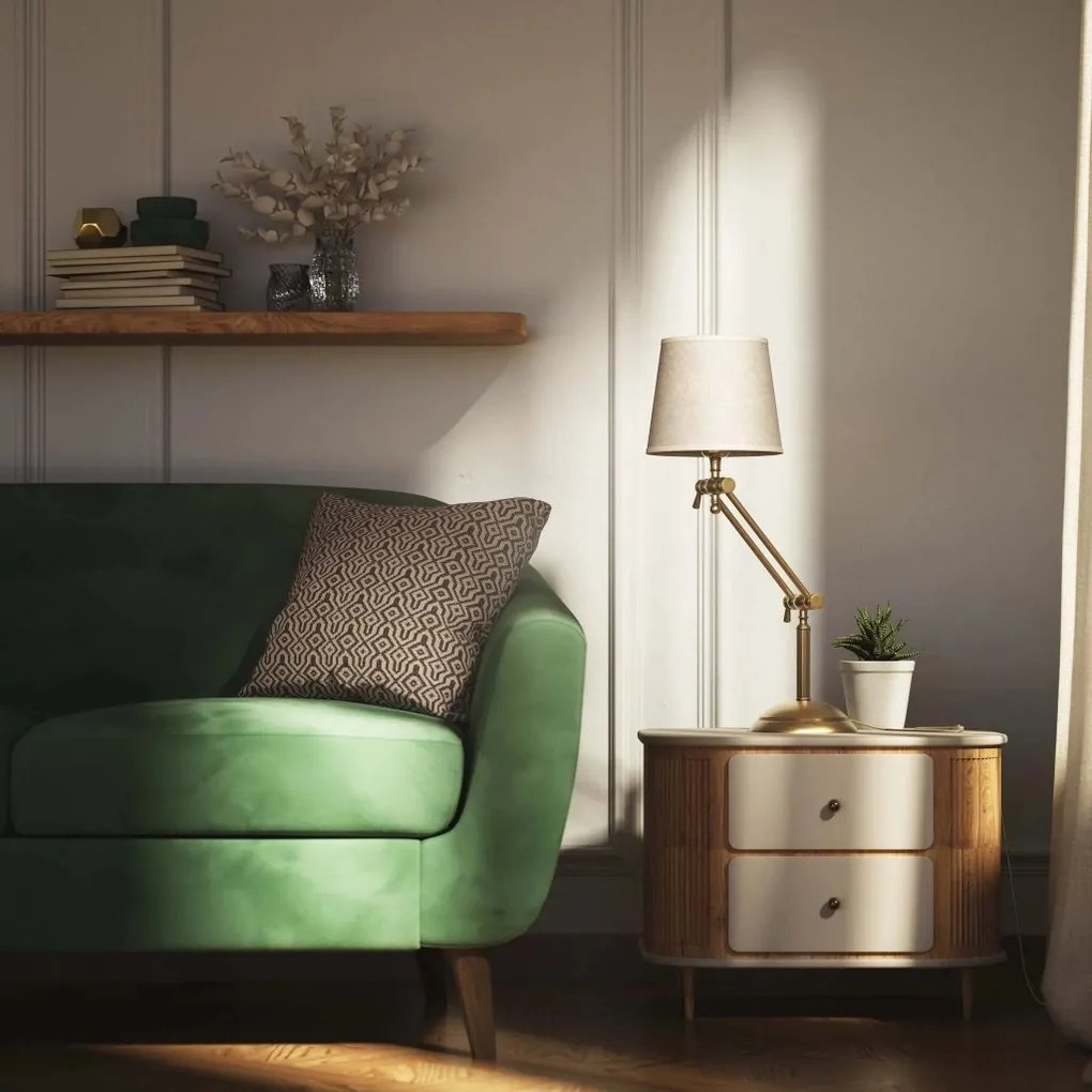 Veioza, Lampa de masa cu brat articulat Snodo