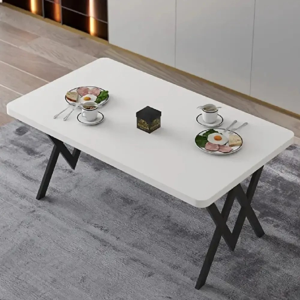 Masa bucatarie texturata, Alb, 110x70x75 cm, A0024