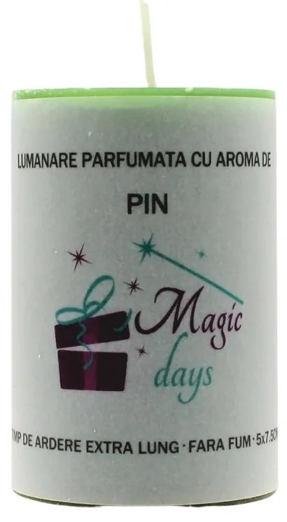 Lumânare parfumată Magic Days pin 7.5cm