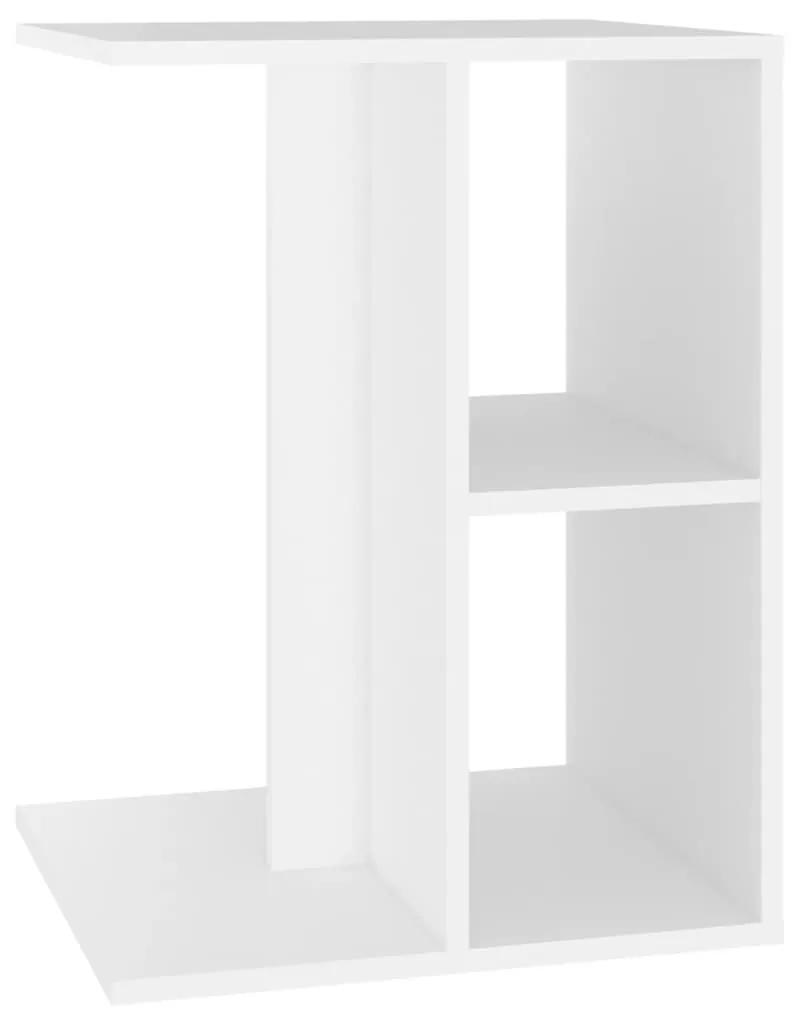 Masa laterala, alb, 60x40x45 cm, PAL 1, Alb