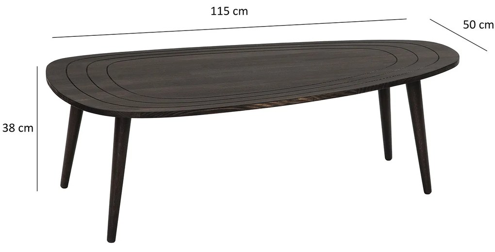 Măsuță de cafea Sweeney (Antracit). 1072910