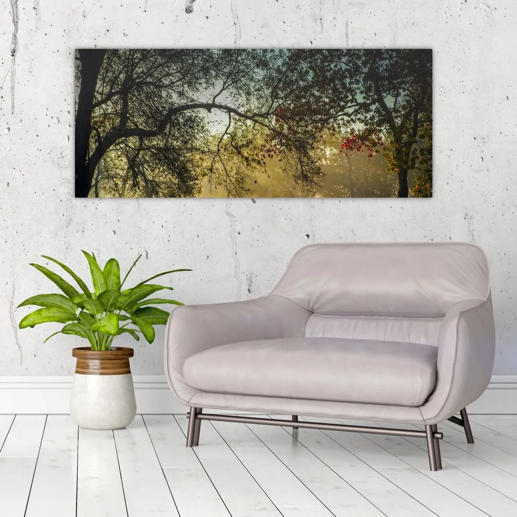 Tablou cu răsărit de soare (120x50 cm)