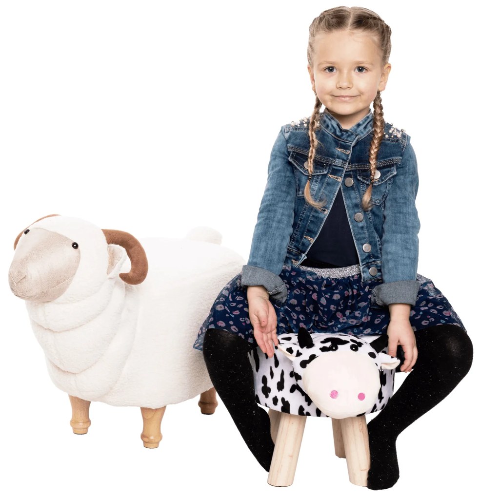 Taburete Miley (alb + negru). 1029654