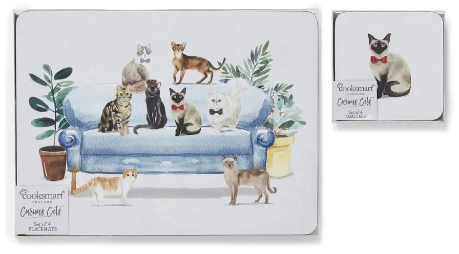 Set de textile pentru bucătărie 13 buc. Curious Cats – Cooksmart ®