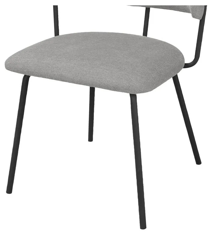 Scaune de dining gri 2 buc. Claudia – Støraa