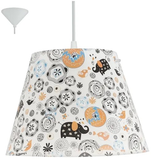 Eglo 54459 - Lustră pe cablu MOLOVE 1xE27/60W/230V