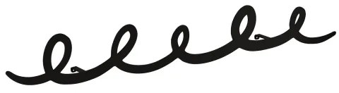 Cuier de perete SING 84x12 cm negru