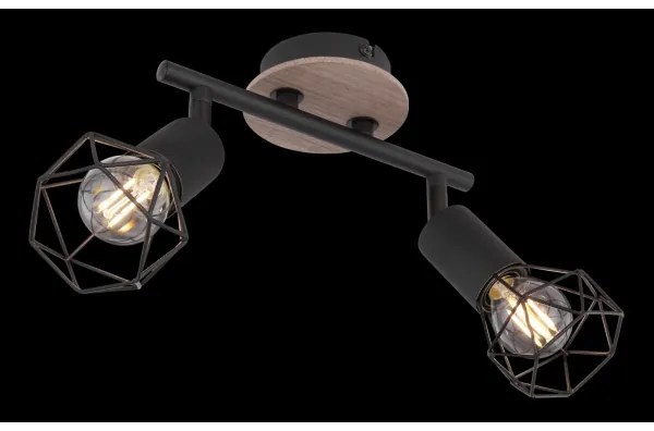 Spot de perete XARA 2xE14/40W/230V Globo 54802S-2H