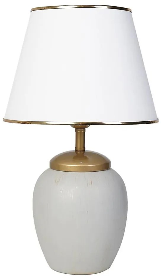 Lampă de birou RAMZES 1xE27/40W/230V alb/gri