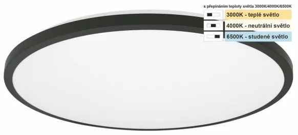 Plafonieră LED pentru baie Top Light ONYX LED/18W/230V IP44 d. 34 cm crom lucios