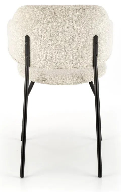 Scaun de bucaterie Lutero, crem