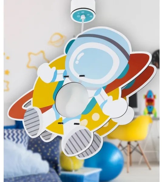 Lustră pentru copii Dalber 41347 ASTRONAUT 1xE27/15W/230V