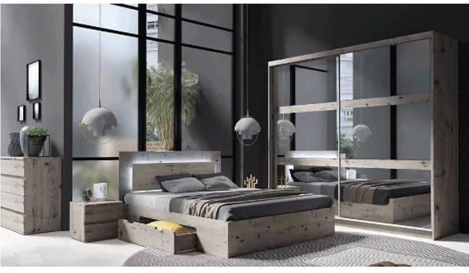Dormitor GLOBAL265(inclusiv comoda)