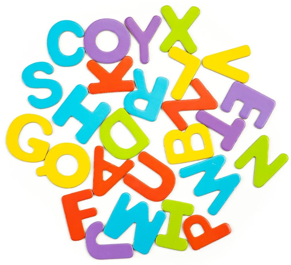 Tablă magnetică educațională cu litere 3in1