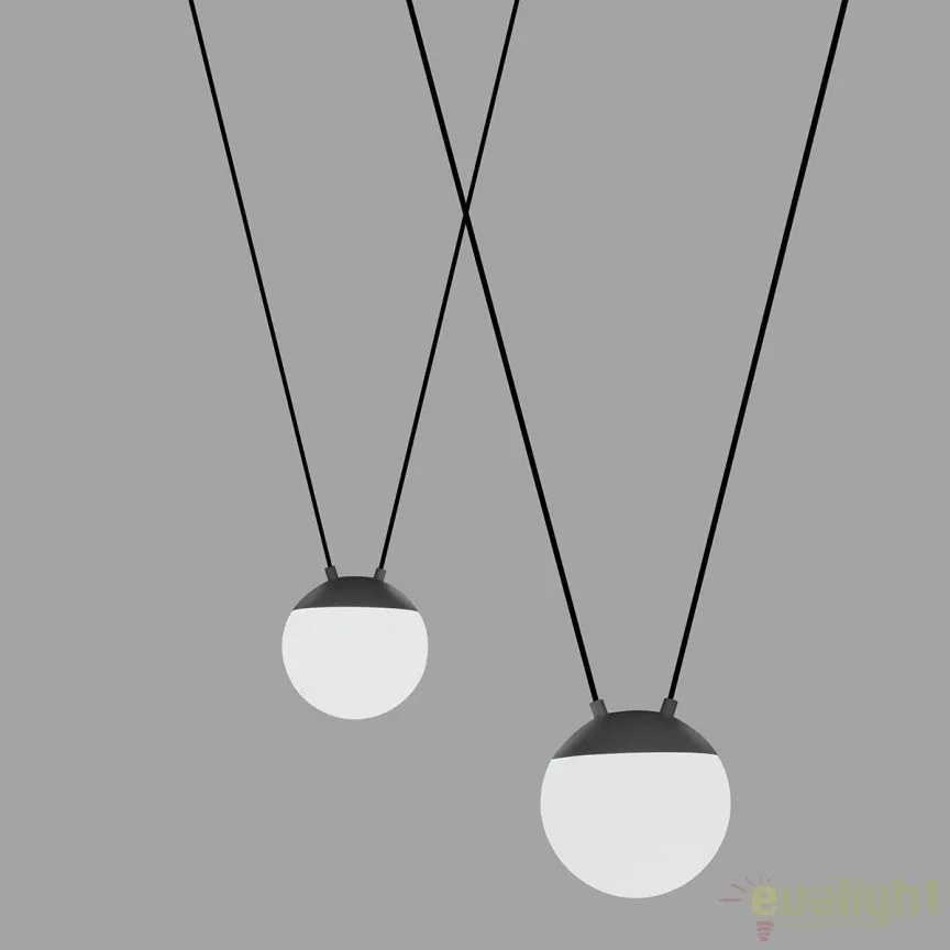 Lustra cu 2 pendule design modern MINE SPACE Grey 28376-2L