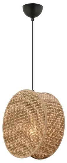 Pendul pe cablu BIG DRUM 1xE27/60W/230V maro