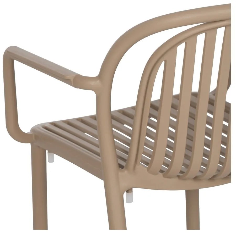 Scaun de dining bej din plastic Alia – Ixia