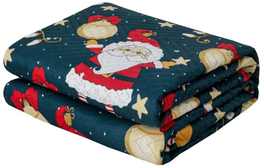 Cuvertura de pat SANTA, albastru Dimensiune: 200 x 220 cm