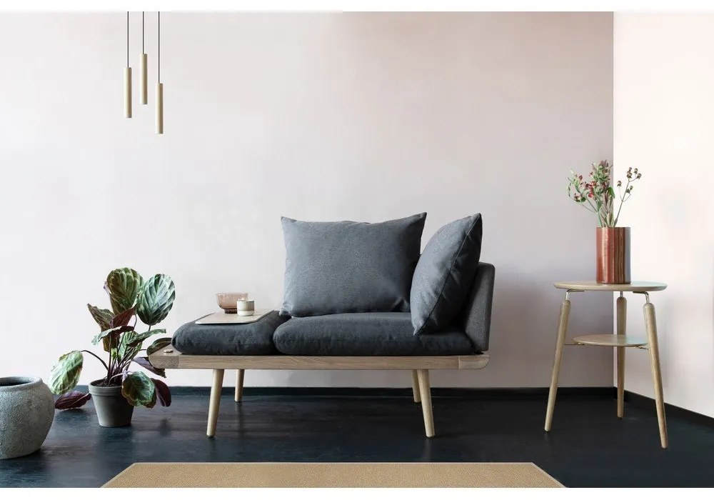 Bancă gri antracit Lounge Around – UMAGE