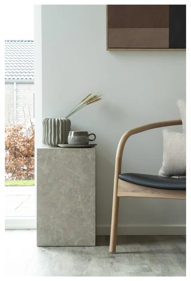 Farfurii gri 4 buc. din gresie ø 21 cm Selma – House Nordic