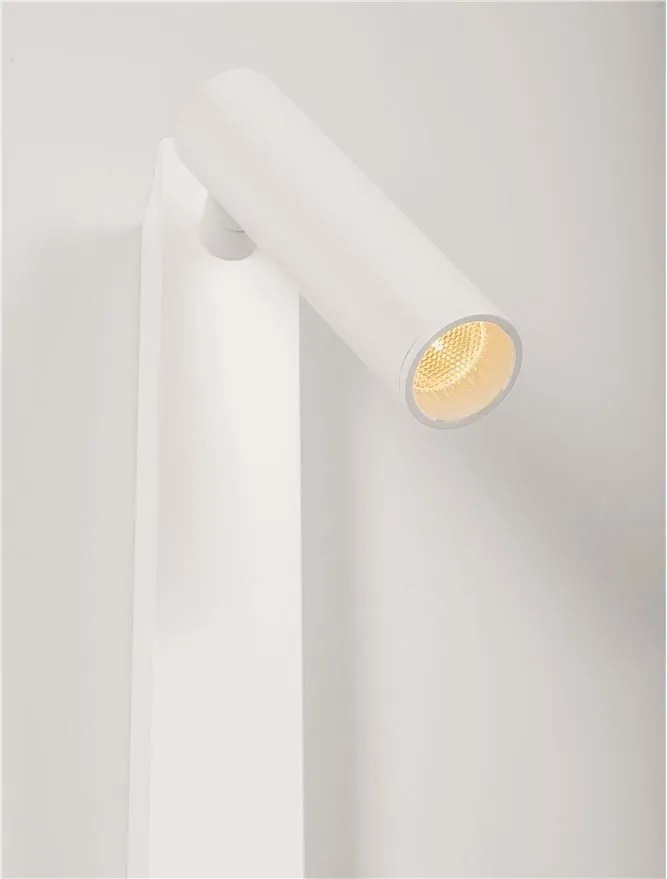 Aplica cu Spot LED directionabil moderna TONDO alb, NVL-9540275