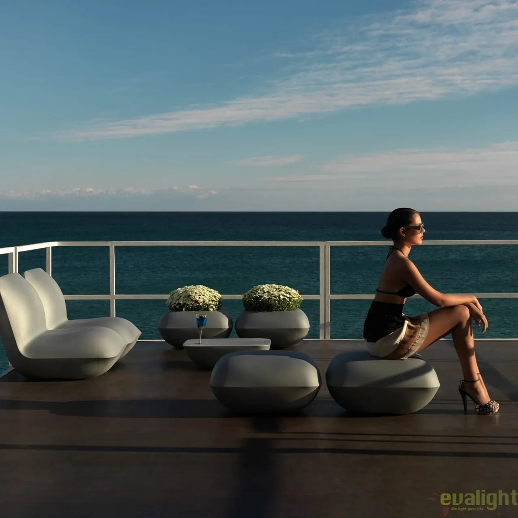 Fotoliu-taburet design modern, exterior, interior, PILLOW OTTOMAN 55003 Vondom