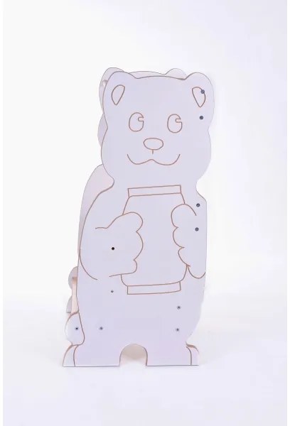 Turn educativ BEAR alb/arțar