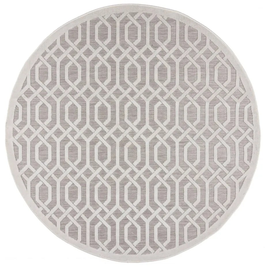 Covor de exterior bej rotund ø 160 cm Mondo - Flair Rugs