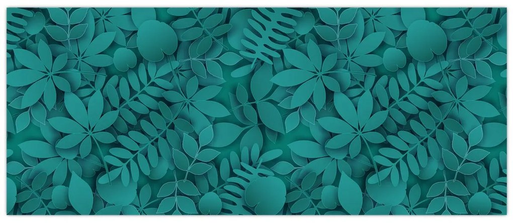 Tablou - Frunze (120x50 cm)