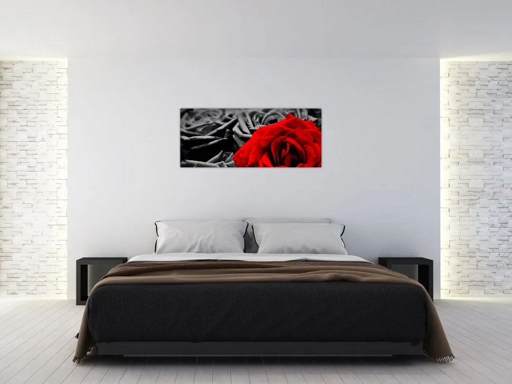 Tablou - Flori de trandafir (120x50 cm)