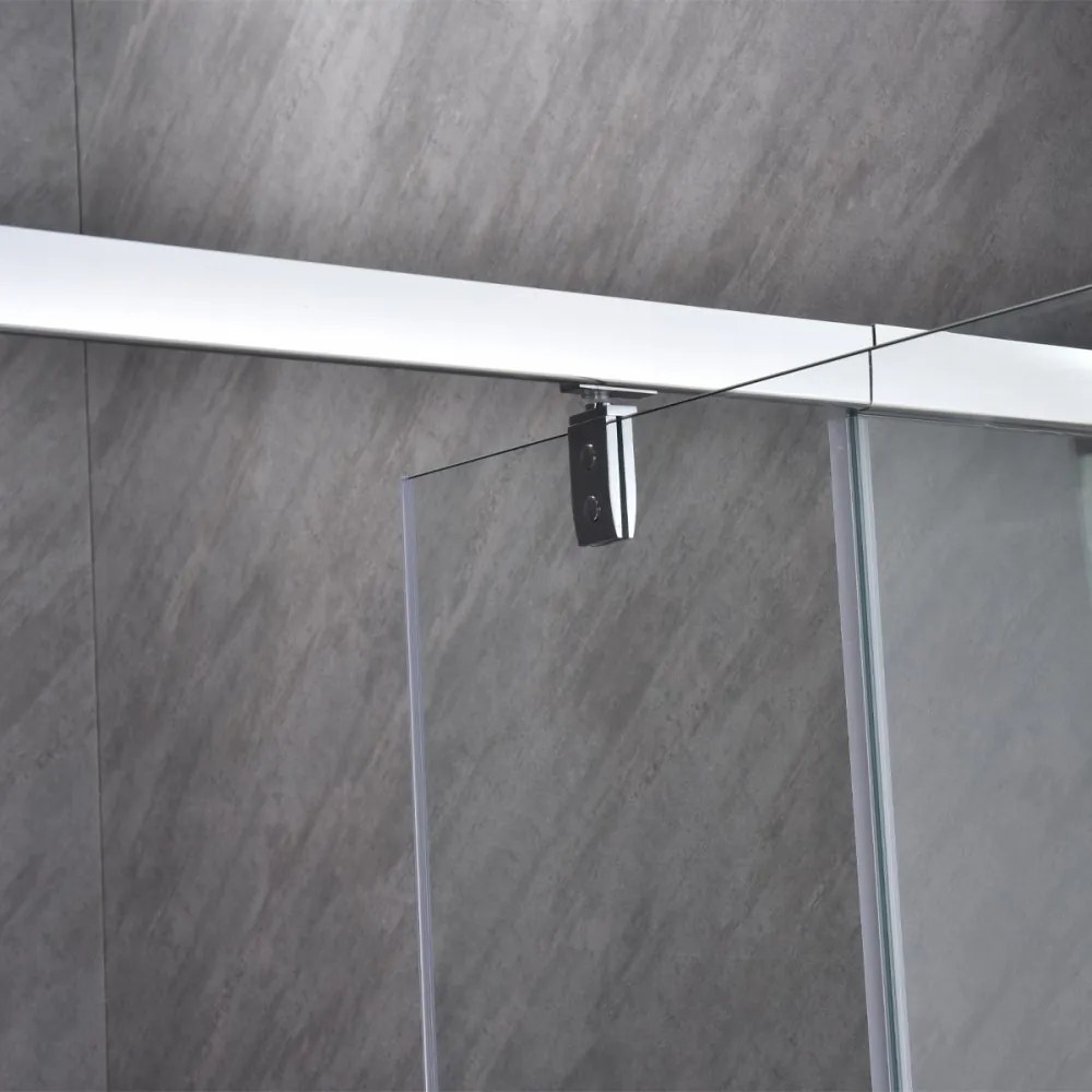 Ușă de duș reglabilă flexibilă 76-91x185 cm