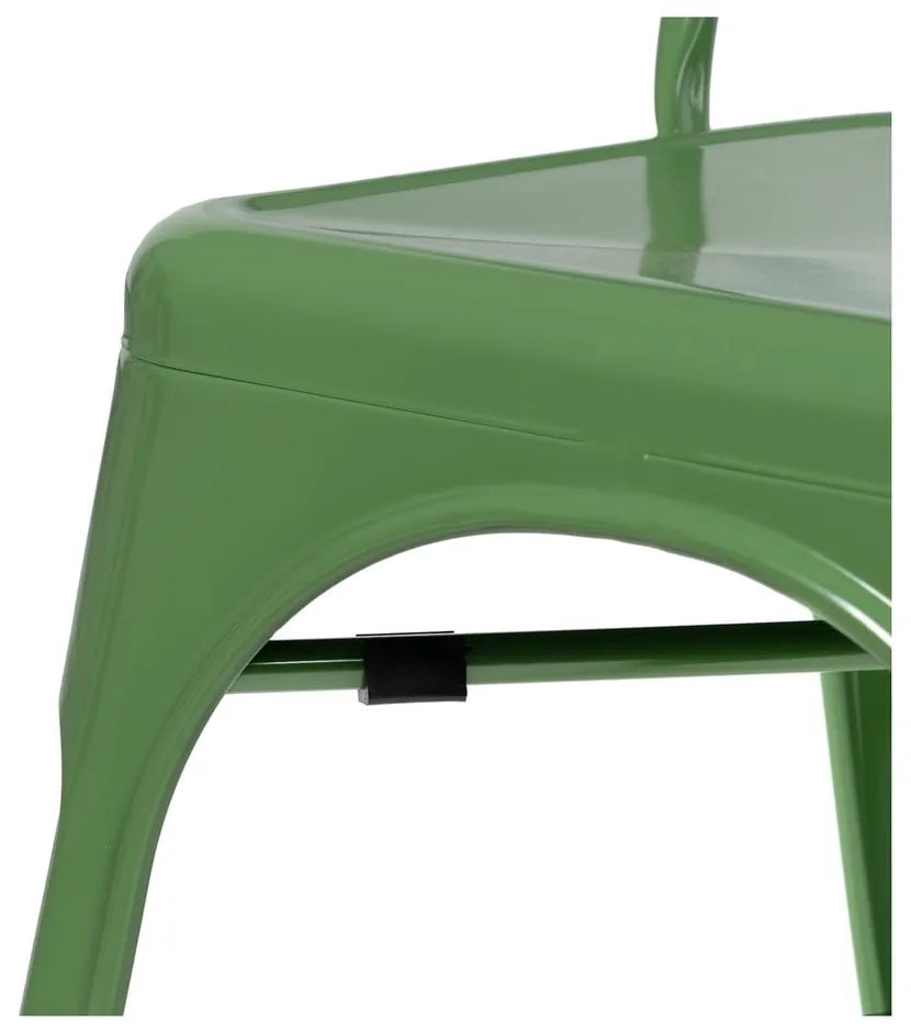 Scaune de dining verde 2 buc. din metal – Ixia