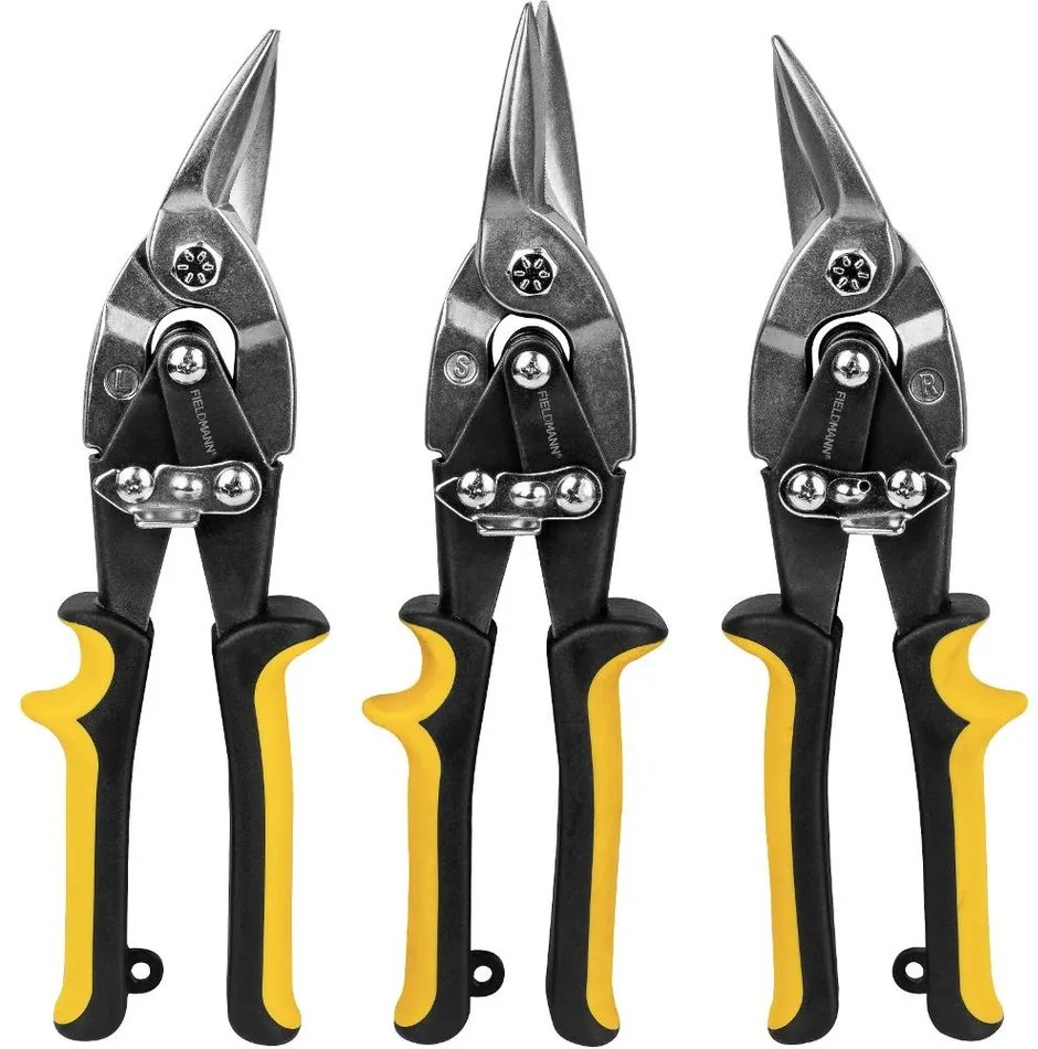 Fieldmann FDNP 3301 foarfece pentru tablă, 3 buc.