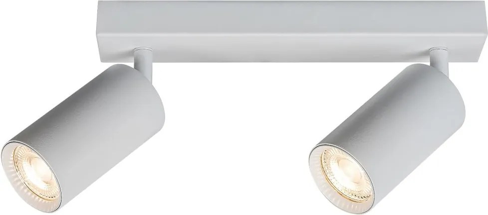 Aplica de perete / tavan cu 2 spoturi directionabile design modern SOLO alb
