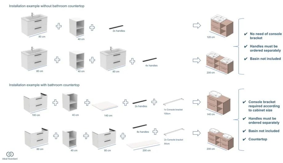 Mâner argintiu lucios i.Life A – Ideal Standard