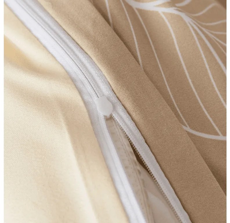 Lenjerie de pat din microfibra flanel VIVA BUTTERFLY crem Dimensiune lenjerie de pat: 2 buc 70 x 90 cm | 200 x 220 cm