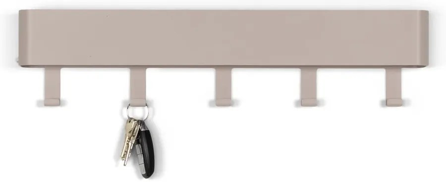 Cuier de perete gri-bej cu raft din metal Dax Play – Spinder Design