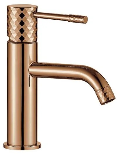 Baterie pentru lavoar Rea Lungo Diamond cupru