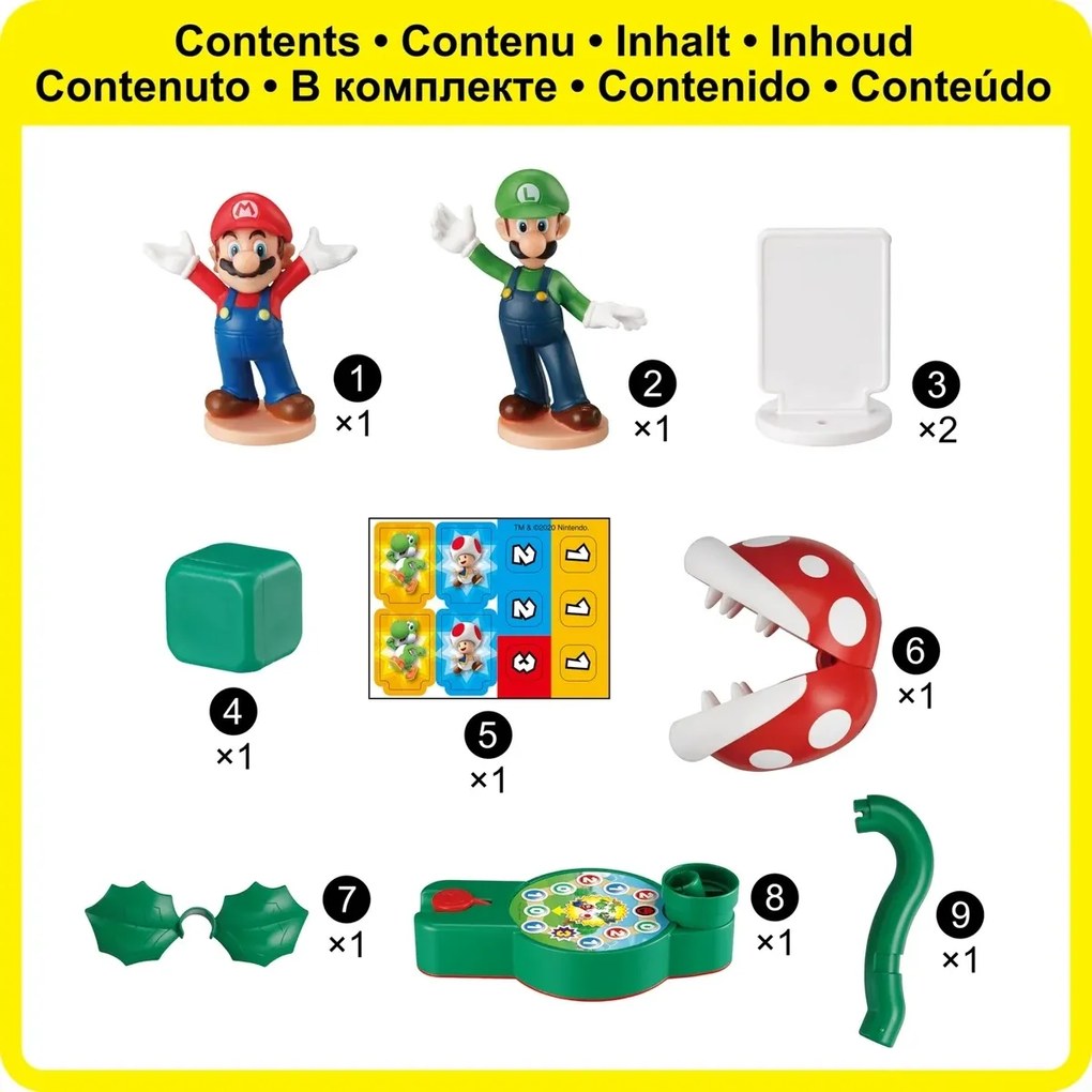 Epoch Super Mario joc de societate Piranha PlantEscape