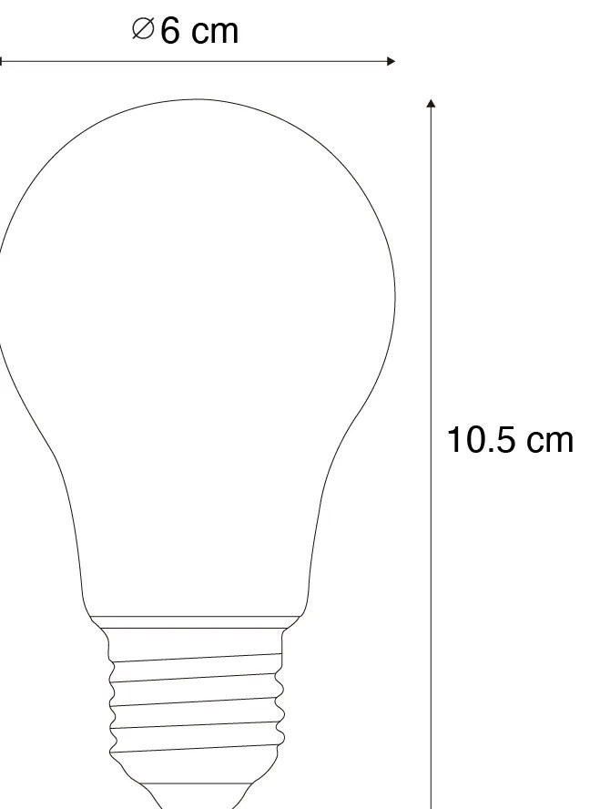 Becuri LED inteligente E27 reglabile Kelvin A60 transparente 7W 806lm 1800-3000K